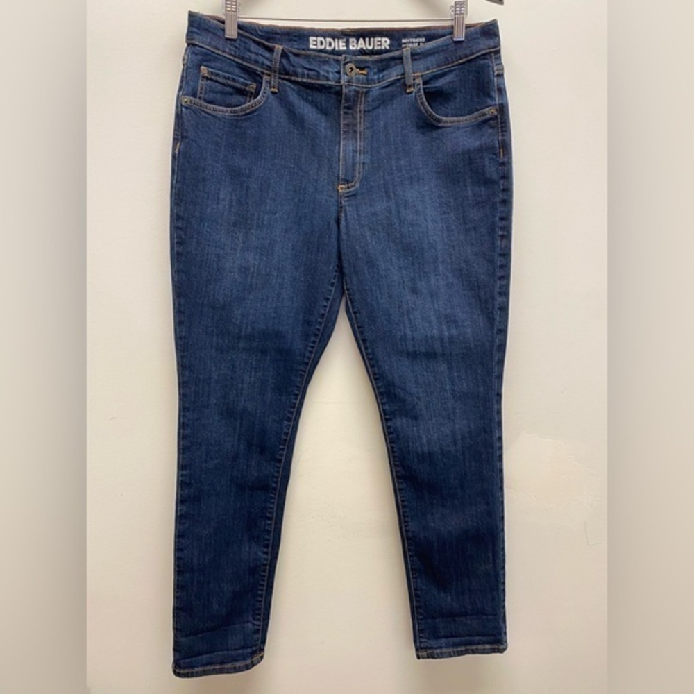 4 for $25 💙 Eddie Bauer Boyfriend Mid Rise Slim Jeans 💙Size 10